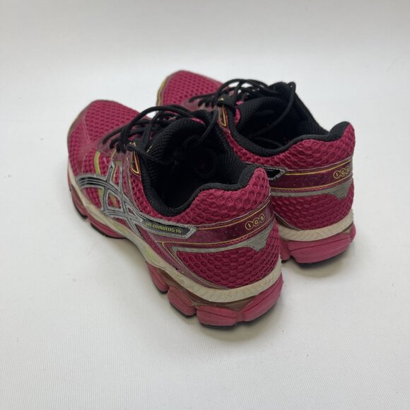 Y2K Asics Gel Cumulus 16 Electric Pink Women 9 US Running Shoes Sneakers 2000's - Picture 3 of 14